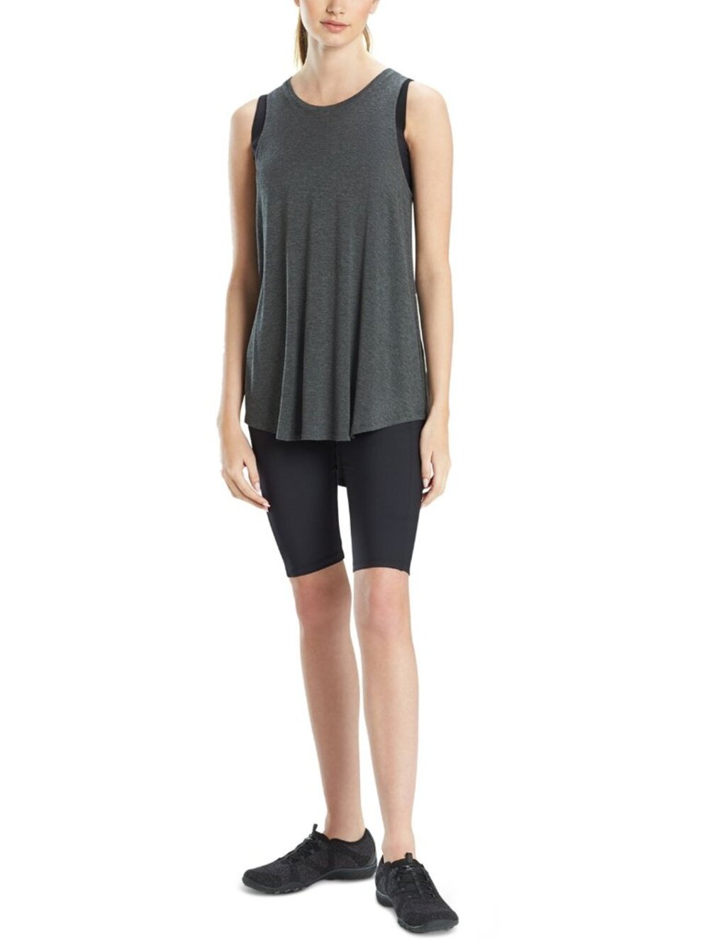 Josie Natori Womens Active Layering Elements Tank Top